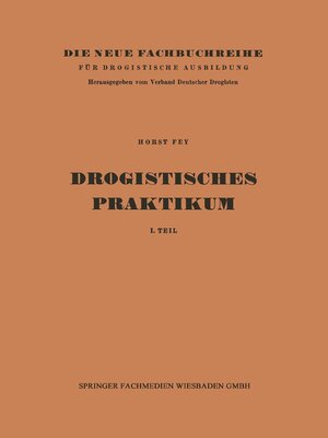 cover image of Drogistisches Praktikum